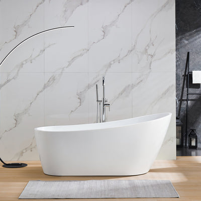 DeerValley Bath DeerValley DV-1T173 Prism 67" x 29" Freestanding Soaking Acrylic Bathtub