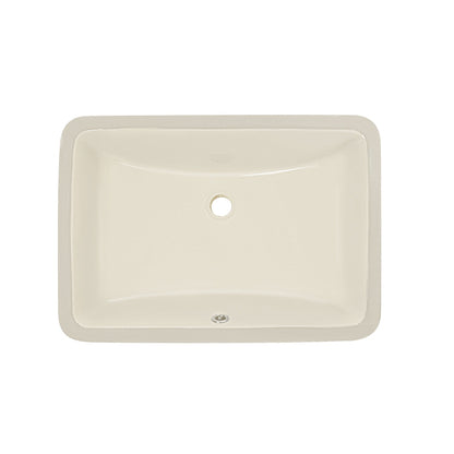 DeerValley Bath ALLY 21" X 15" Rectangular Undermount Bathroom Sink, Overflow Hole With Multiple Colors Undermount Bathroom Sinks