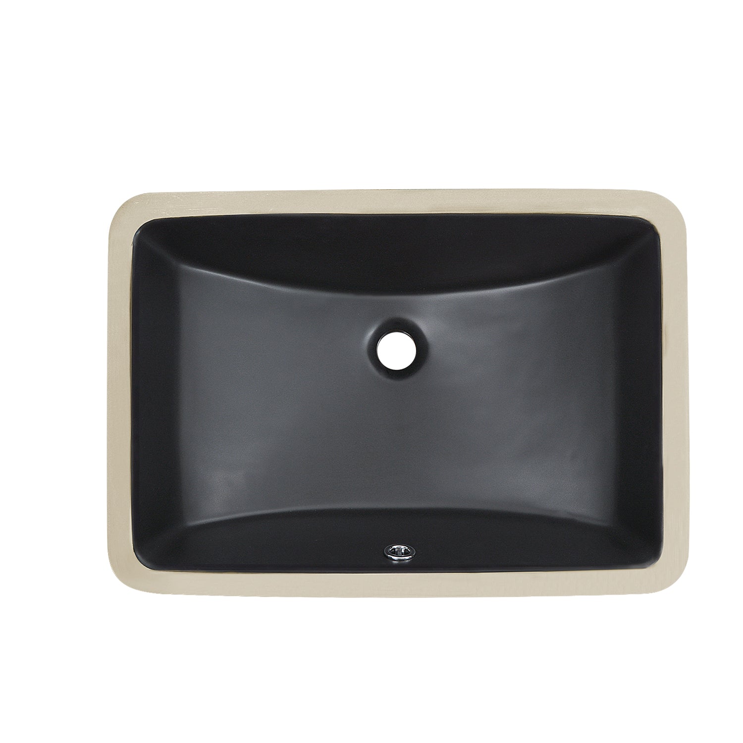 DeerValley Bath ALLY 21" X 15" Rectangular Undermount Bathroom Sink, Overflow Hole With Multiple Colors Undermount Bathroom Sinks