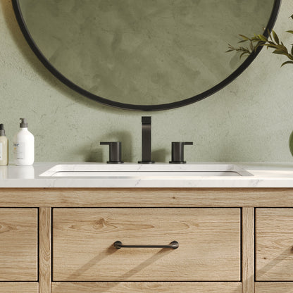 24.02"x16.85" Rectangular Undermount Bathroom Sink, Overflow