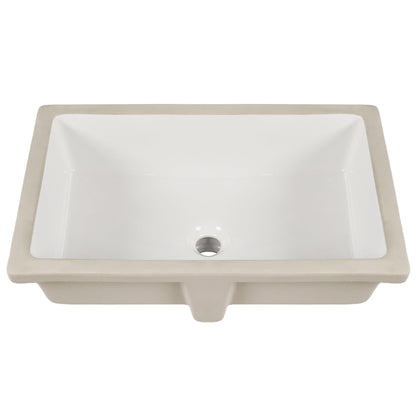23.9"x15.79" Undermount Bathroom Sink Rectangular, with Flat Overflow
