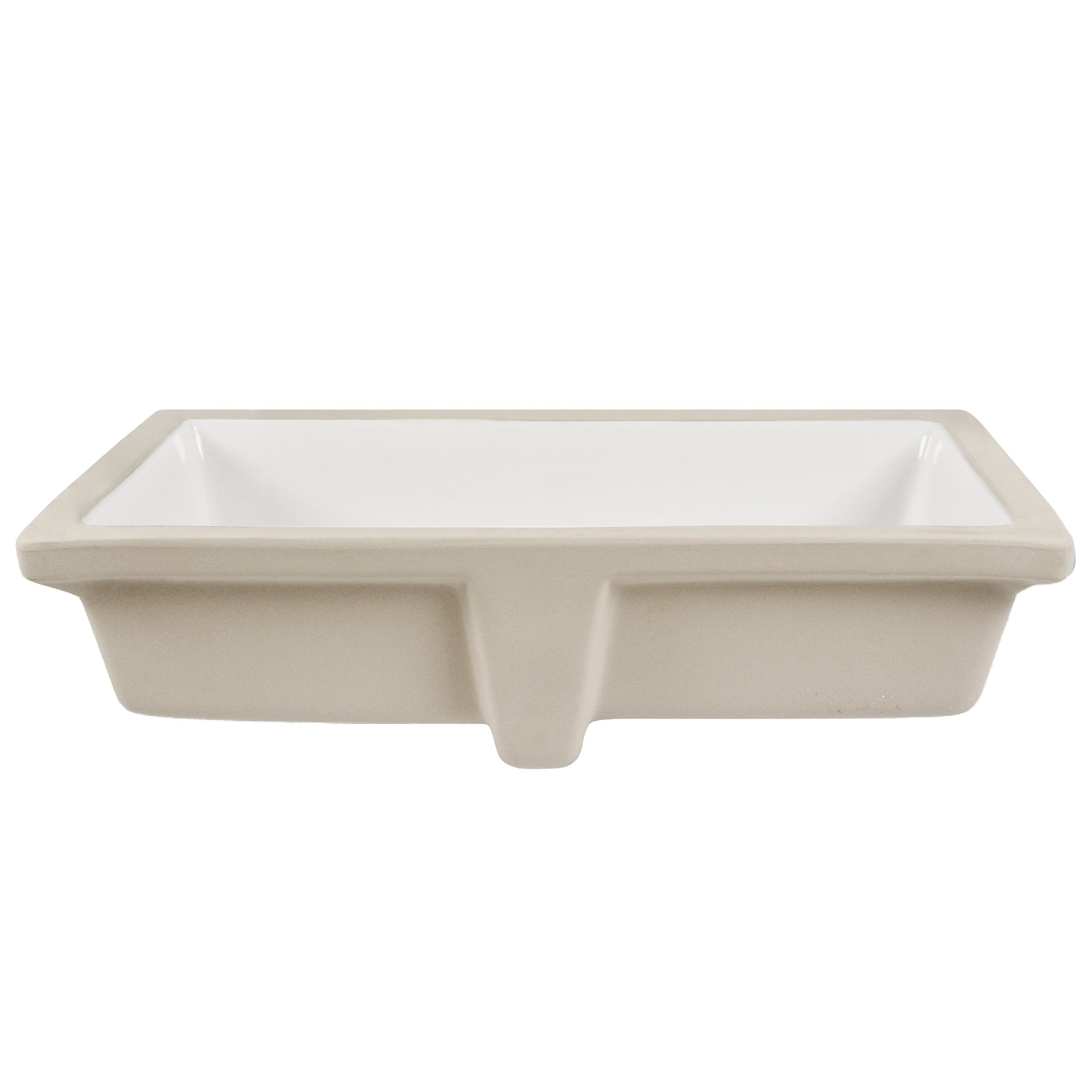 23.9"x15.79" Undermount Bathroom Sink Rectangular, with Flat Overflow
