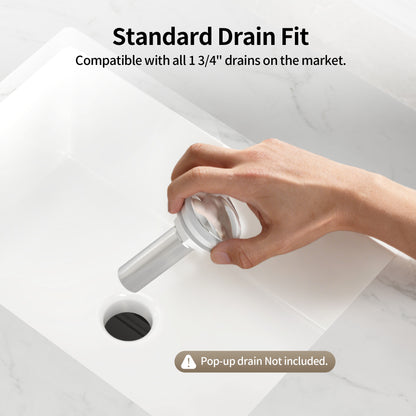 DeerValley DV-1U0477 18 x 13.5 Inch Undermount Bathroom Sink, White Ceramic Under Counter Bathroom Sinks, Modern Lavatory Vanity Bath Wash Bowl Basin with Overflow