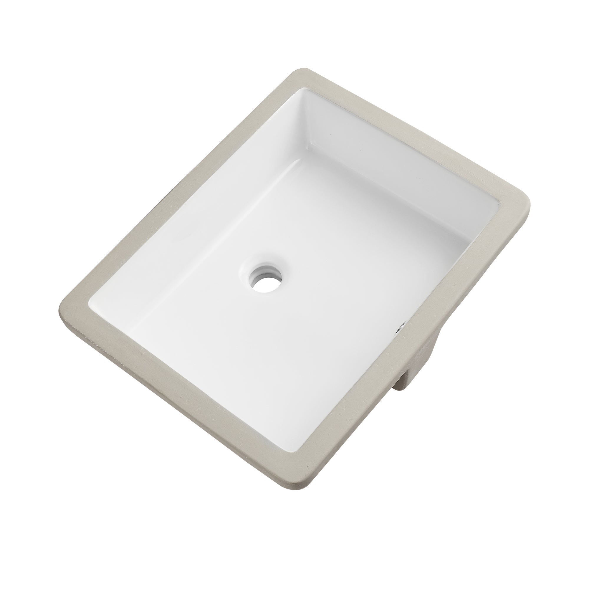 URSA 21" X 15" Rectangular Undermount Bathroom Sink, Overflow Hole With Multiple Colors