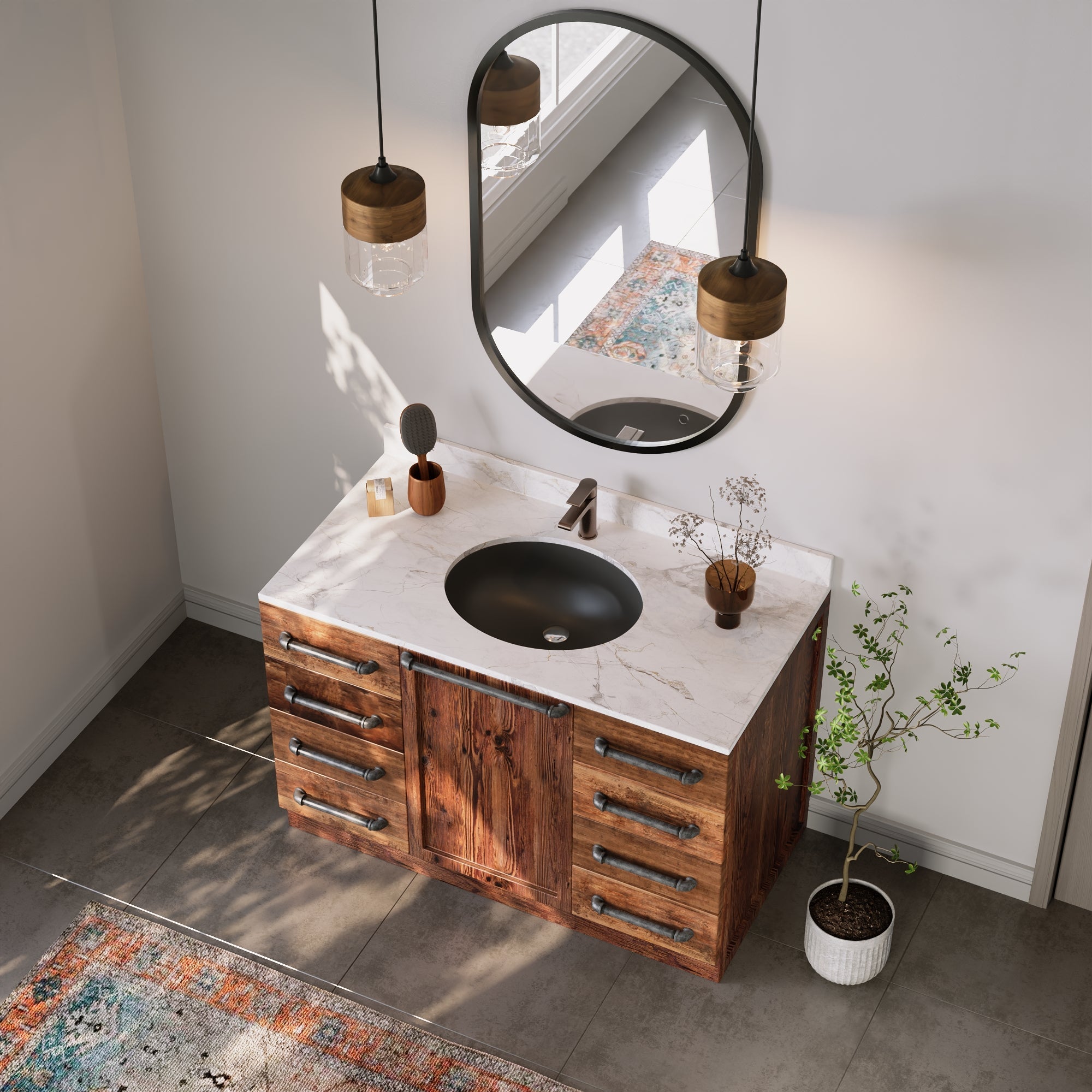 SYMMETRY 18" X 15" Oval Undermount Bathroom Sink, Overflow Hole With Multiple Colors