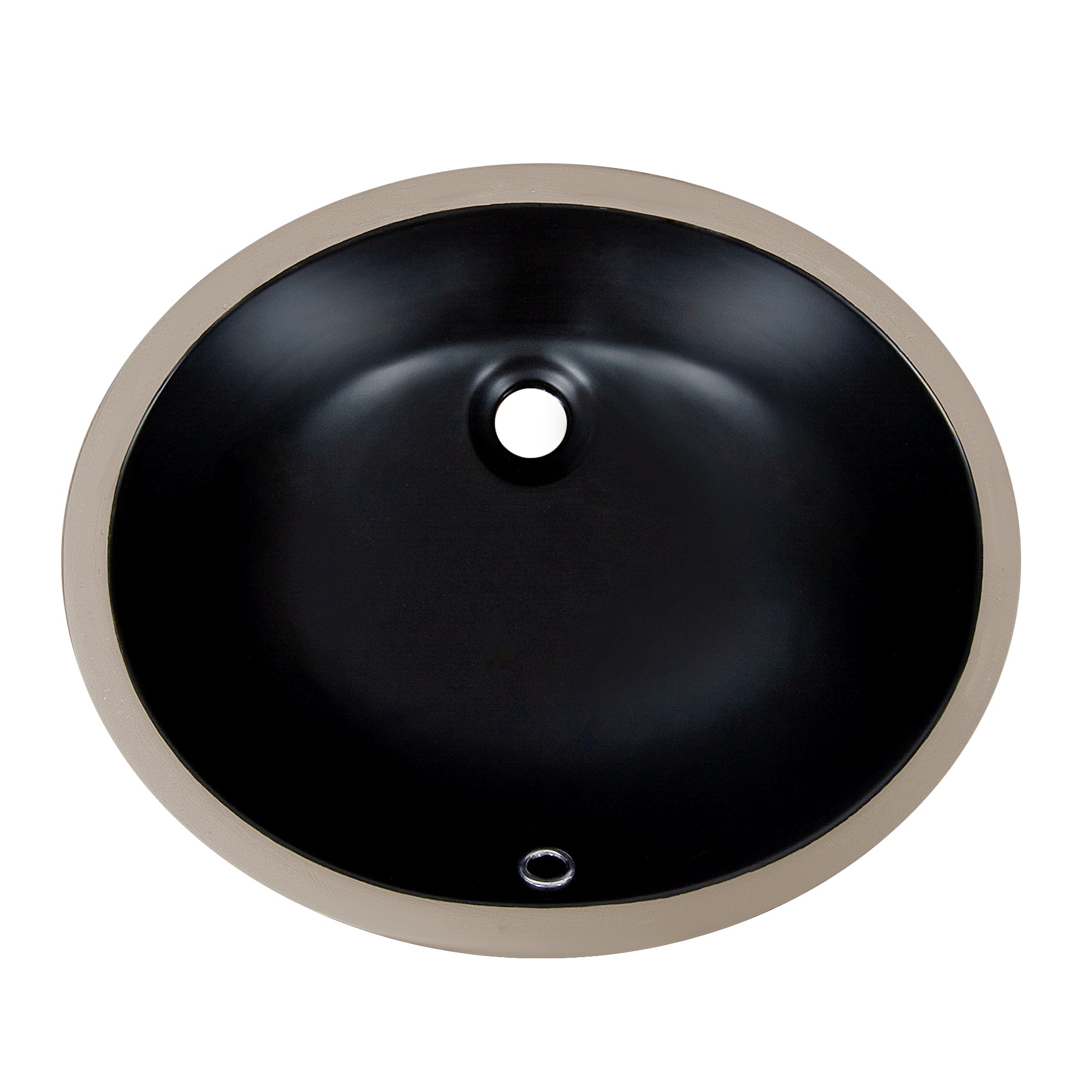 SYMMETRY 18" X 15" Oval Undermount Bathroom Sink, Overflow Hole With Multiple Colors