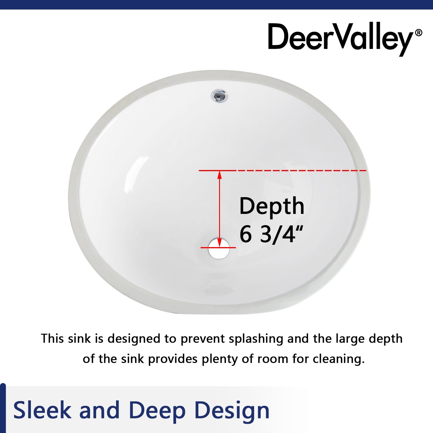 DeerValley DV-1U305 Symmetry 19 1/2