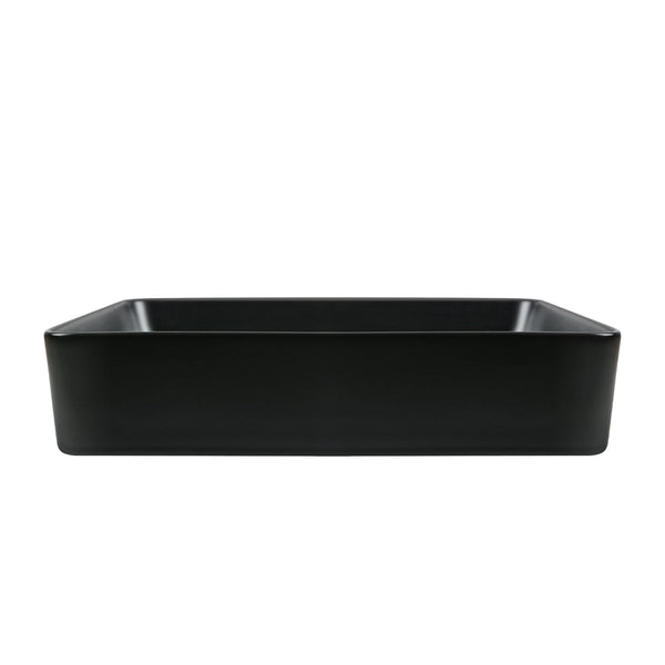 ALLY 15.75" RectangularVessel Bathroom Sink, Without Overflow With Multiple Colors