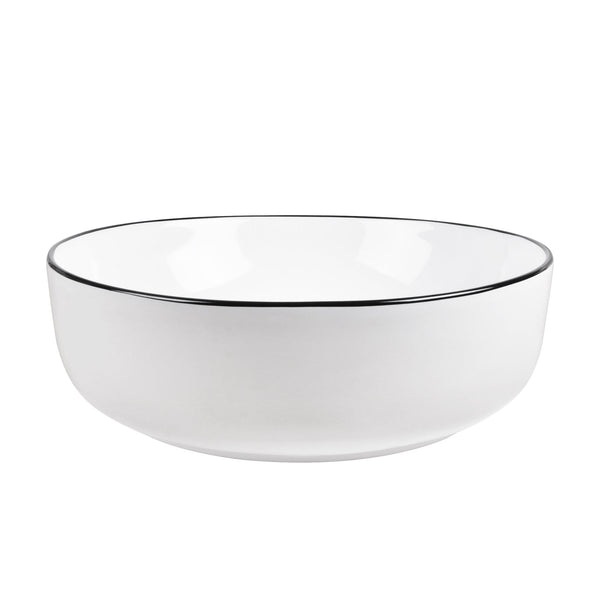 DeerValley Symmetry 16'' White Ceramic Circular Vessel Bathroom Sink DV-1V0030/0092