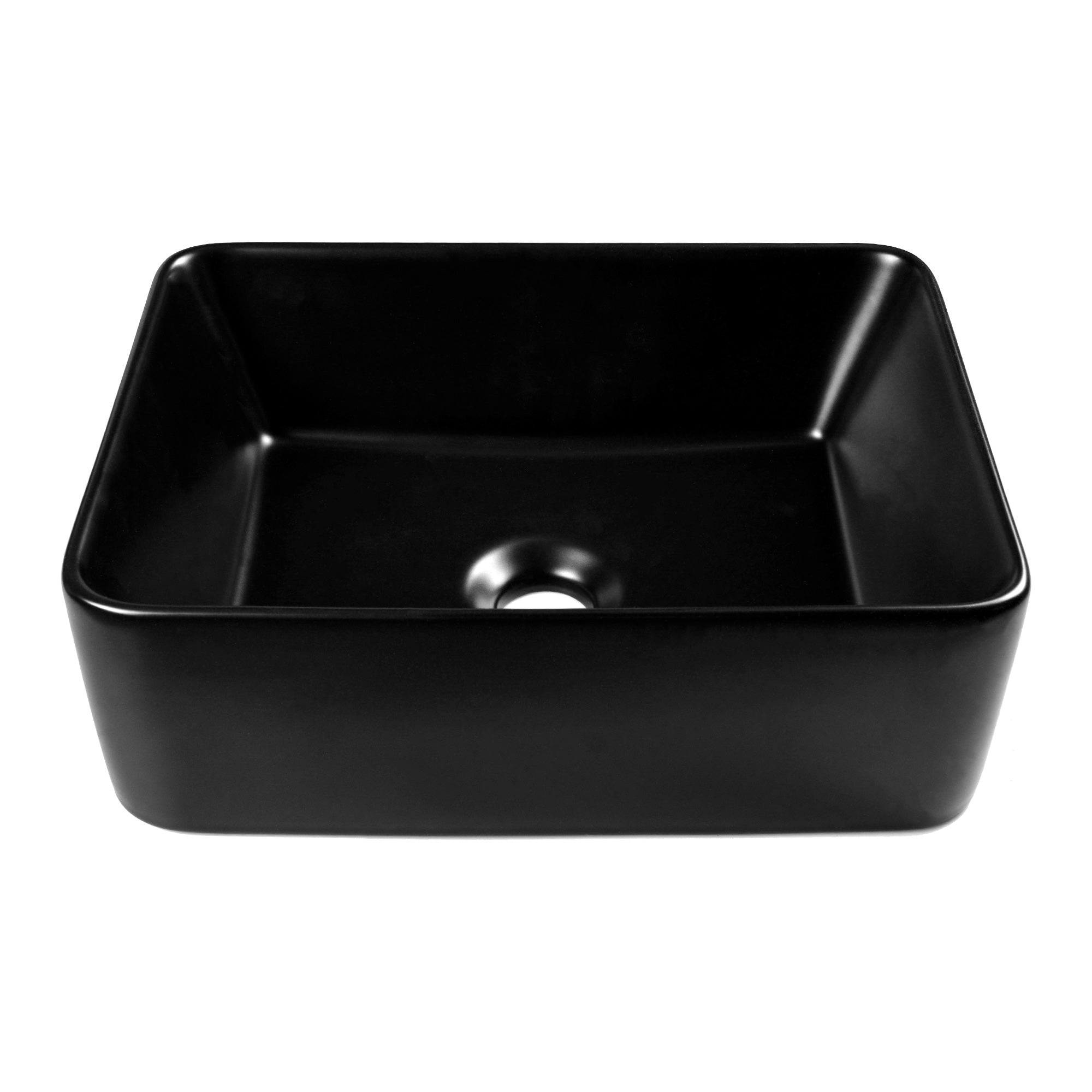LIBERTY 12" Rectangular Vessel Bathroom Sink, Without Overflow