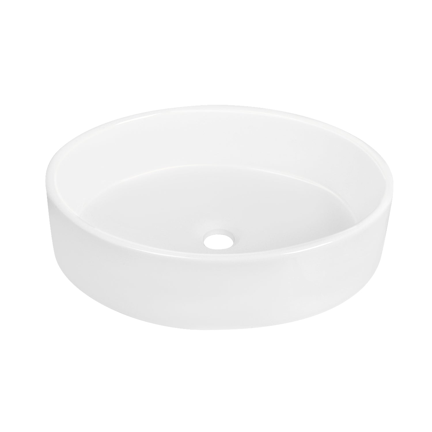HORIZON 14" Oval Vessel Bathroom Sink, Without Overflow