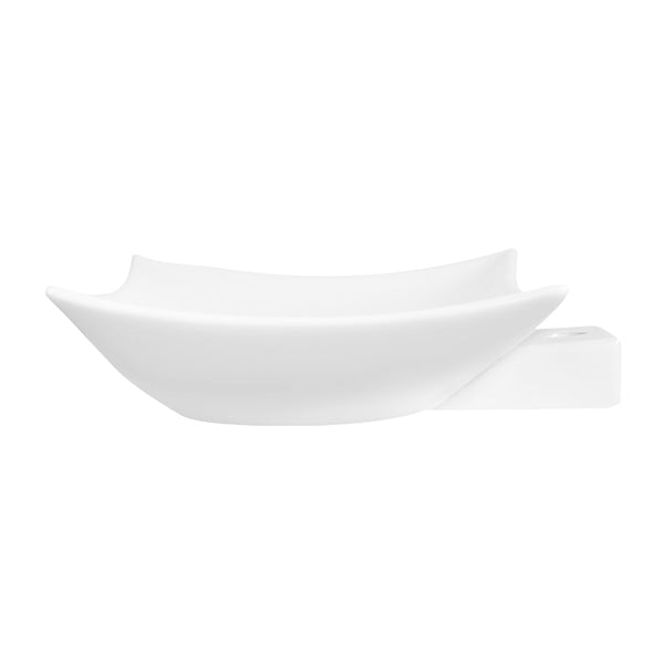 DeerValley DV-1V0050 Prism White Ceramic Rectangular Vessel Bathroom Sink