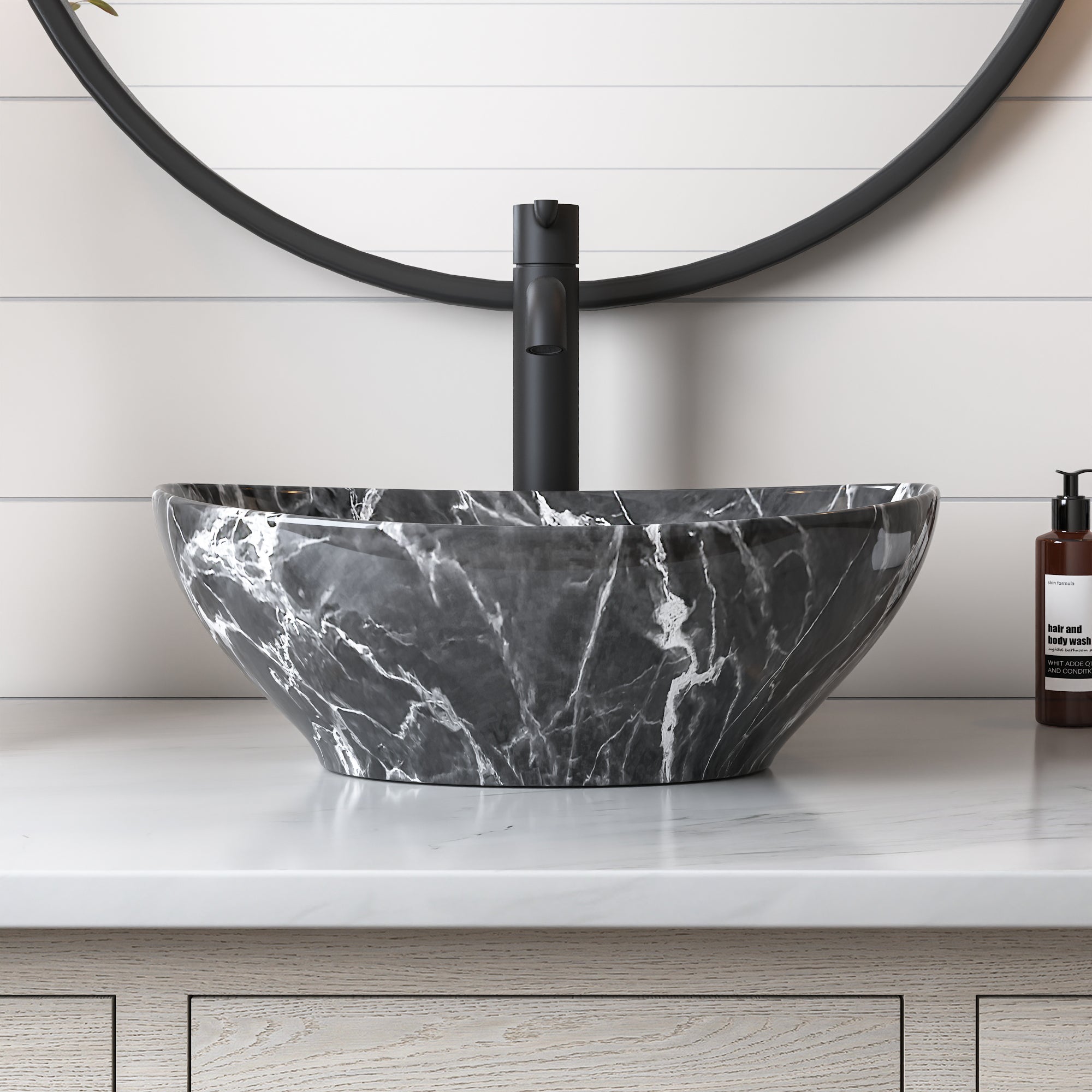 Soho Dark Wine Hex 1in Glossy