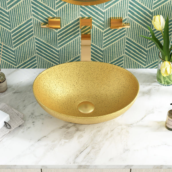 HORIZON Oval Vessel Bathroom Sink, Without Overflow With Multiple Colors