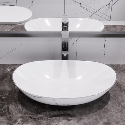 DeerValley DV-1V0179 Vessel Sink, Non-Porous & Scratch-Resistant