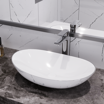 DeerValley DV-1V0179 Vessel Sink, Non-Porous & Scratch-Resistant