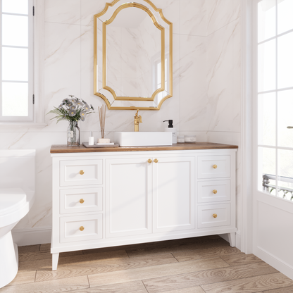 20" x 14" Rectangle Vessel Bathroom Sink, Seamless Design