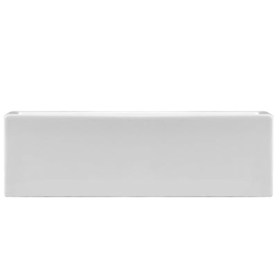 20" x 14" Rectangle Vessel Bathroom Sink, Seamless Design