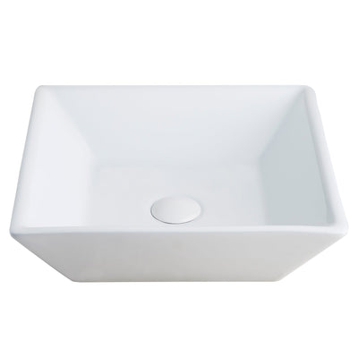 DeerValley DV-1V022 Bathroom Vessel Sink – Elegant & Easy Clean with Scratch Resistant Ceramic