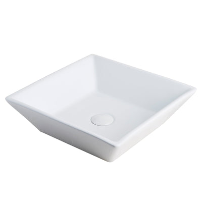 DeerValley DV-1V022 Bathroom Vessel Sink – Elegant & Easy Clean with Scratch Resistant Ceramic