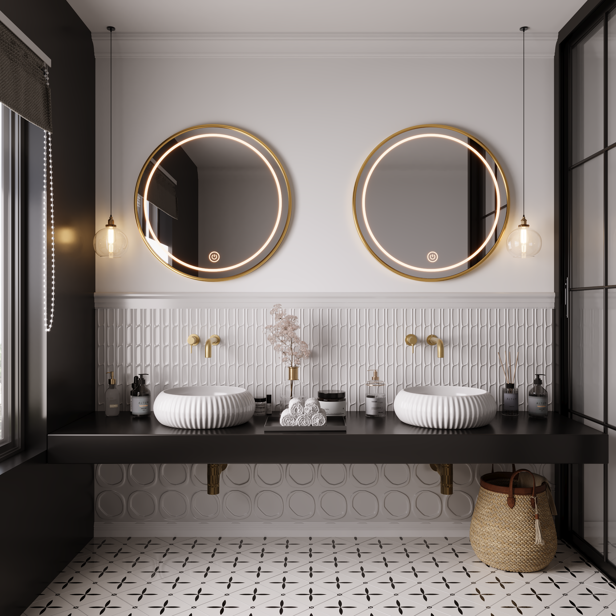 15.7"x 5.1" Round Vessel Sink, Easy to Clean