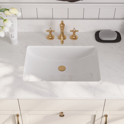 48.8" Rectangular Vanity Top Sink, Overflow Hole