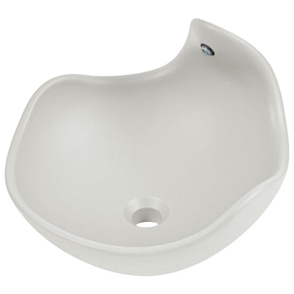 Wave Vessel Bathroom Sink With Multiple Colors, Concrete