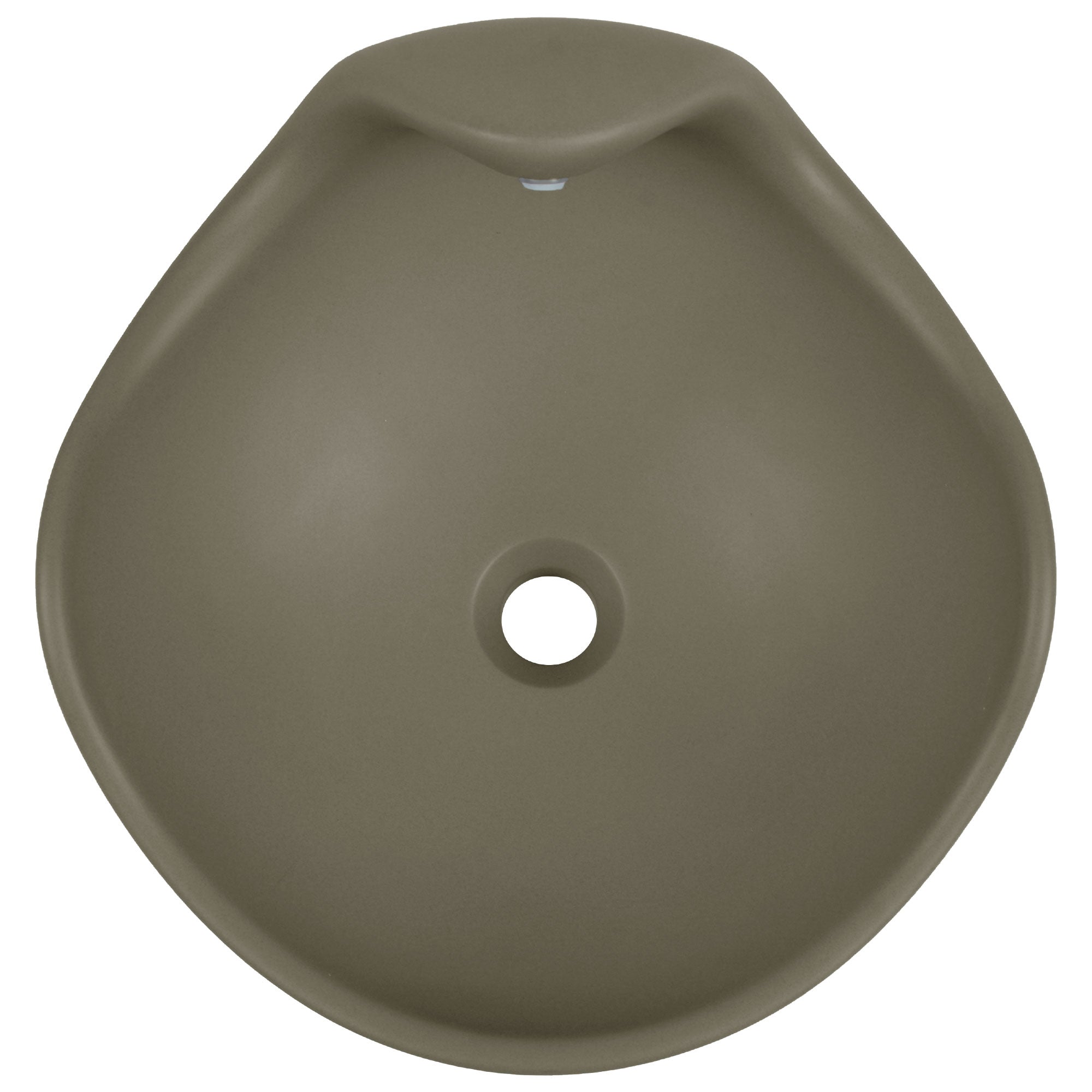 Wave Vessel Bathroom Sink With Multiple Colors, Concrete