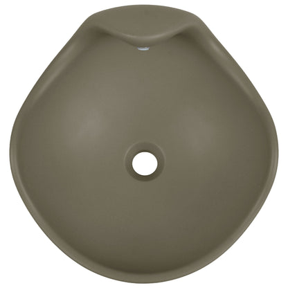 Wave Vessel Bathroom Sink With Multiple Colors, Concrete