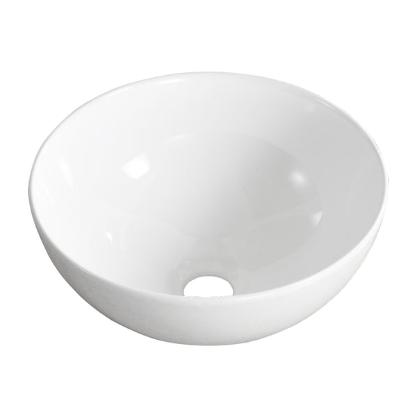 DV-1V0025/061 Symmetry 12.80" Circular Vessel Bathroom Sink with Multi Colors, Without Overflow