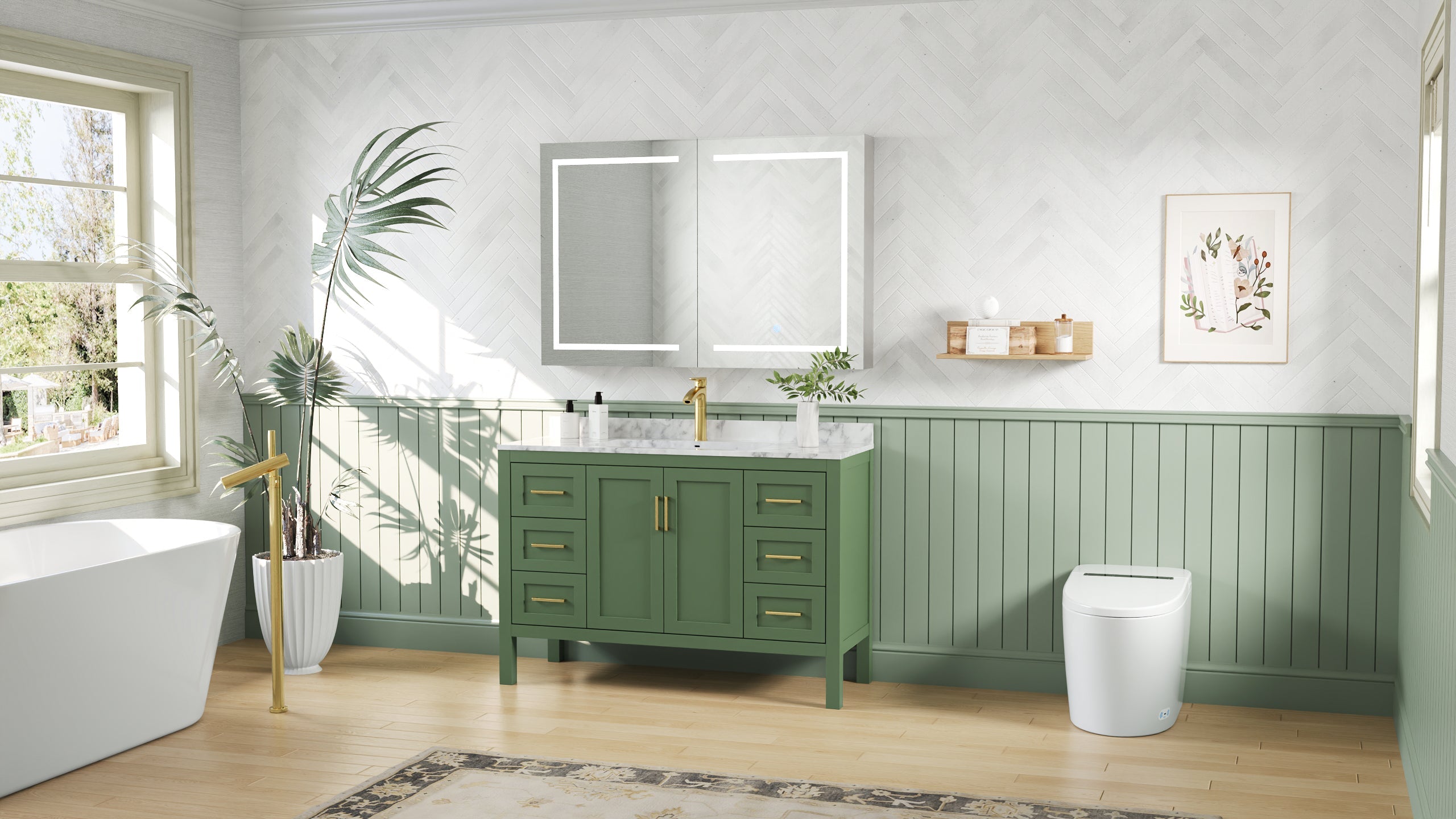 秋のキャンペーン doctor　cabinet　１度使用　新品同様 DeerValley DV-1VM0186 Bathroom Medicine Cabinet with Mirrors and