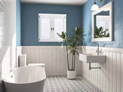 18"D x 23"W Rectangular Wall-Mount Bathroom Sink, Overflow Hole