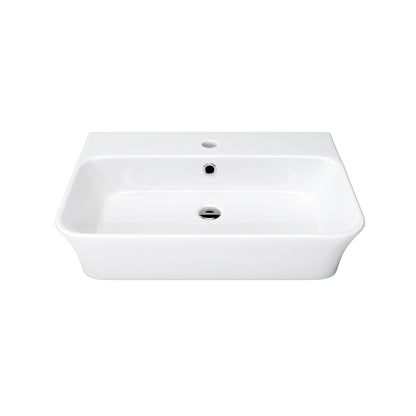 DeerValley DV-1WS0476 Wall Mounted Sink Vitreous China Rectangular Basin with Overflow