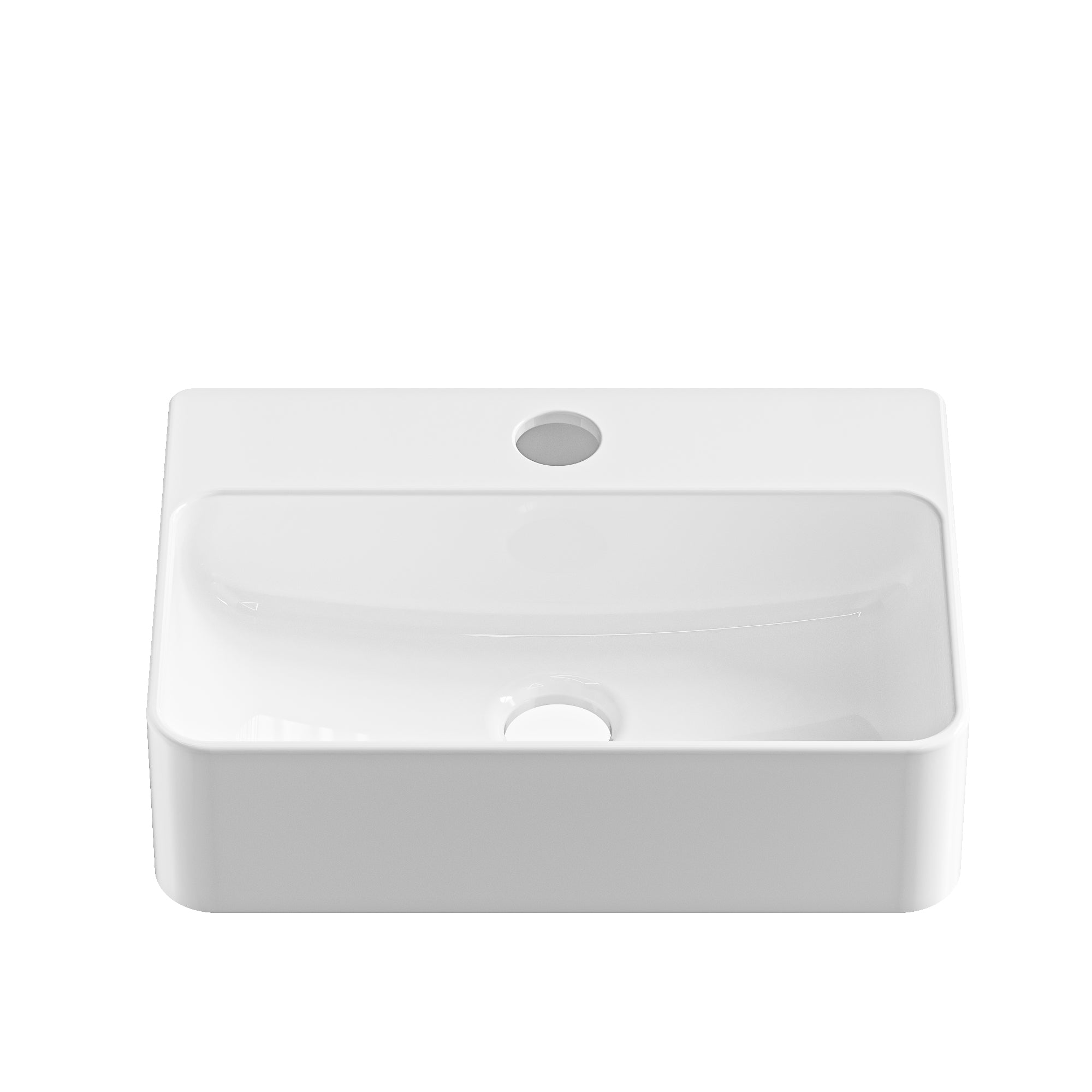 DeerValley DV-1WS0593 Wall-mount sink, Ceramic & Single Faucet Hole