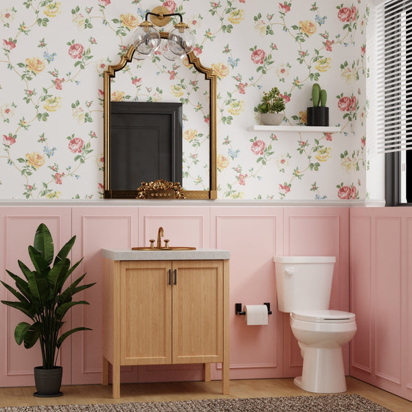 DeerValley DV-2F0076 Dynasty Dual-Flush Elongated Floor Mounted Two-Piece Toilet (Seat Included)