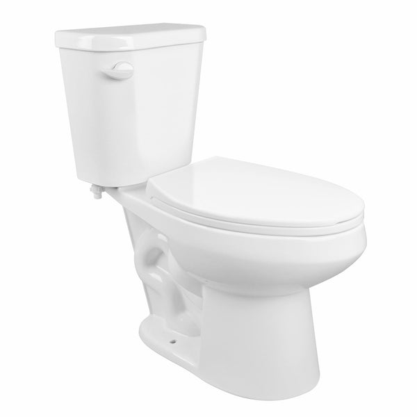 DYNASTY Two-Piece Elongated Toilet, 12" Rough-in Single-Flush