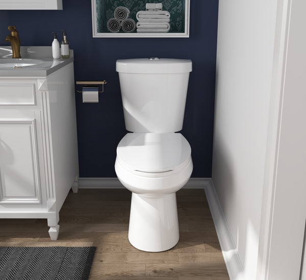 DYNASTY Two-Piece Elongated Toilet, 12" Rough-in Dual-Flush