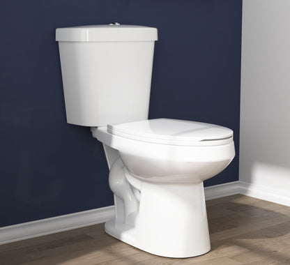 DYNASTY Two-Piece Elongated Toilet, 12" Rough-in Dual-Flush
