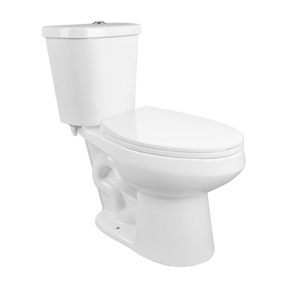 Deervalley DV-2F0078 Two-Piece Elongated Toilet, 12" Rough-in Dual-Flush