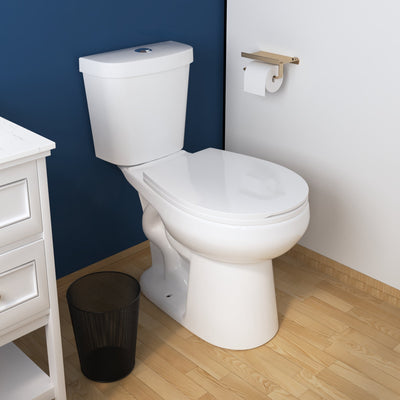 DeerValley DV-2F0079 Two-Piece Round Toilet, 12" Rough-in Dual-Flush
