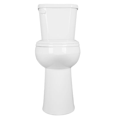 Two-Piece Elongated Toilet, 12" Rough-in Single-Flush