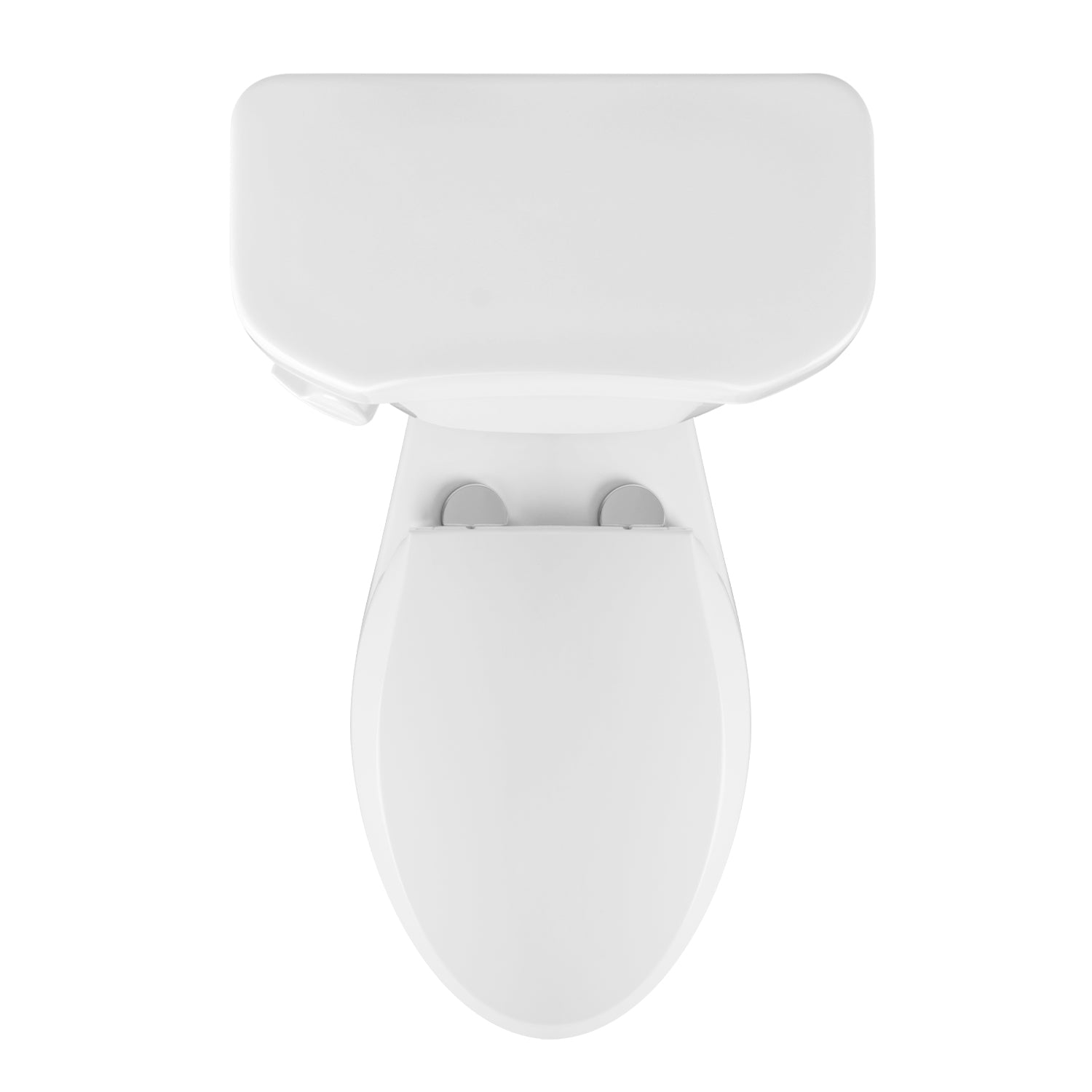 Two-Piece Elongated Toilet, 12" Rough-in Single-Flush