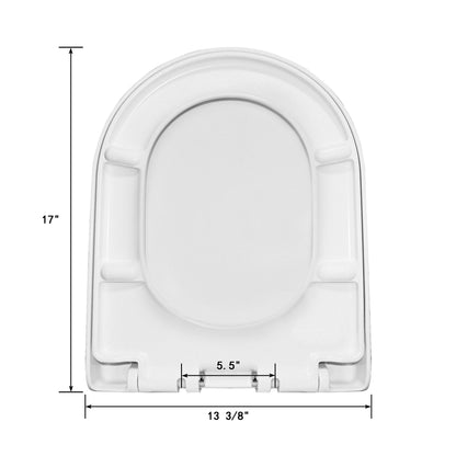 DeerValley Bath DeerValley DV-F812S21 Quite-Close Quick-Release Urea Formaldehyde Resin (UF) Toilet Seat (Fit with DV-1F52812/ DV-1F52813) Toilet Seats