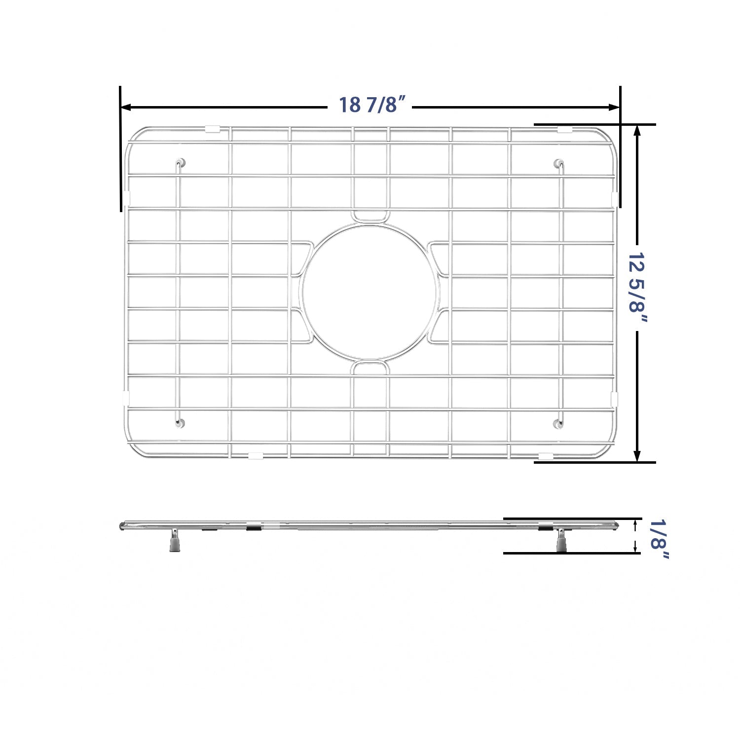 DeerValley DV-K022G02 18.90" x 12.60" Kitchen Sink Grid (Compatible with DV-1K022)