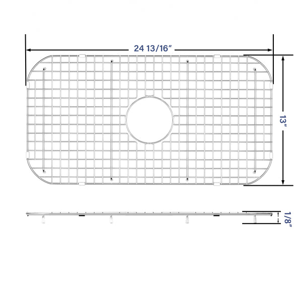 DeerValley DV-K026G03 24.80" x 12.99" Kitchen Sink Grid (Compatible with DV-1K026)