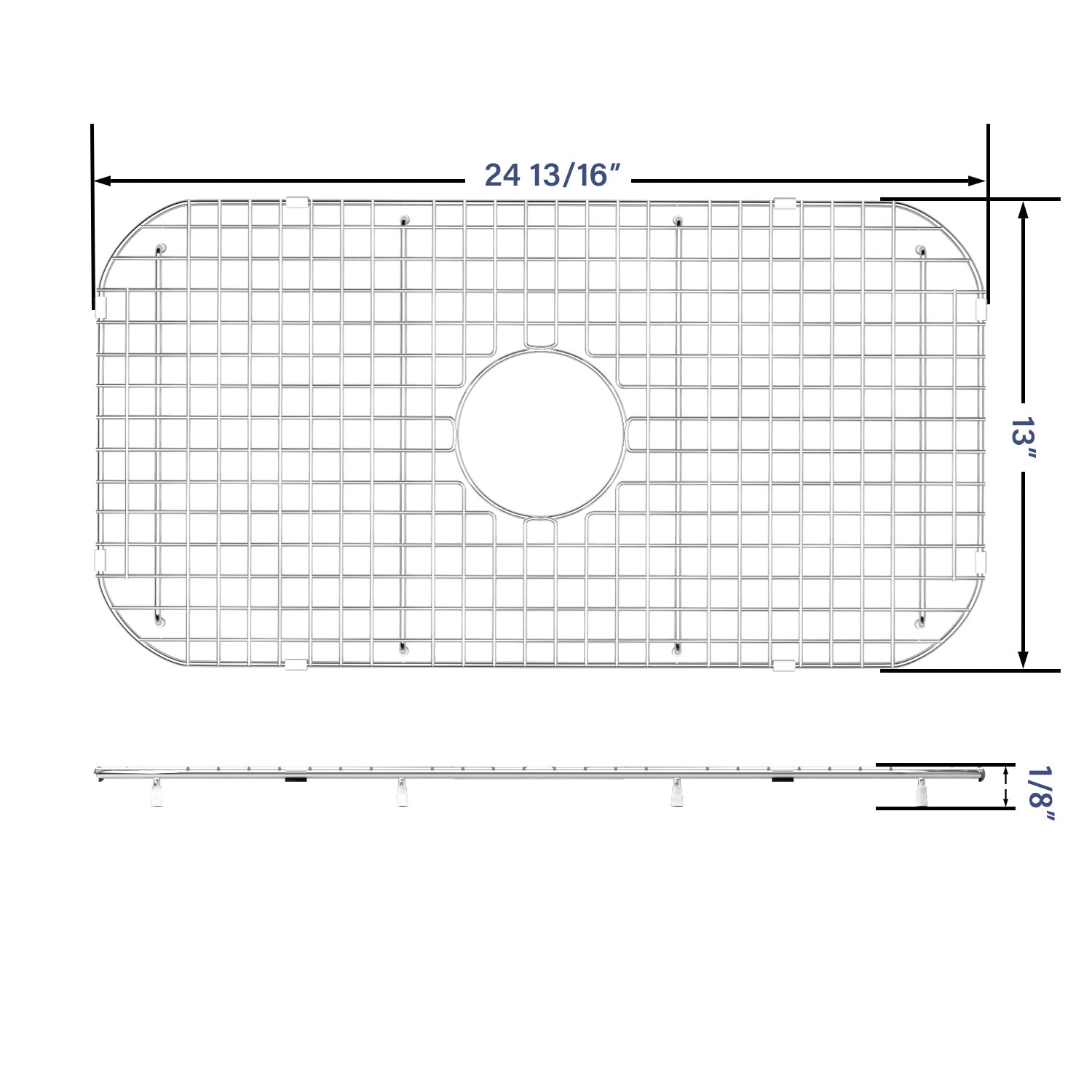 DeerValley DV-K026G03 24.80" x 12.99" Kitchen Sink Grid (Compatible with DV-1K026)