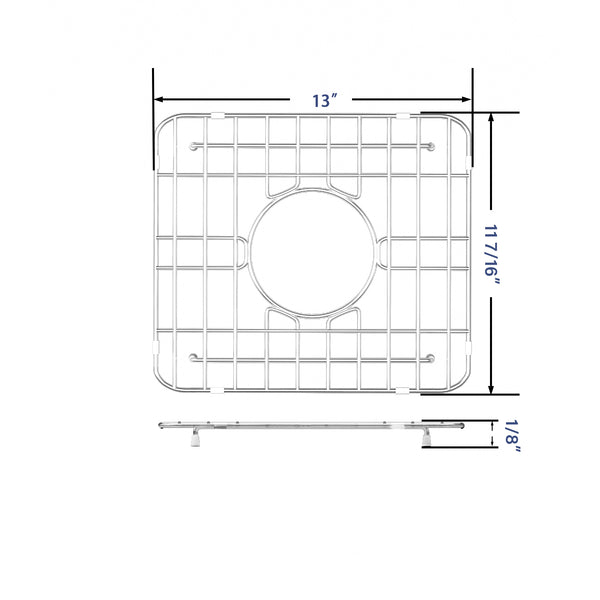 DeerValley DV-K028G04 12.99" x 11.42" Kitchen Sink Grid -Set of 2 (Compatible with DV-1K028)