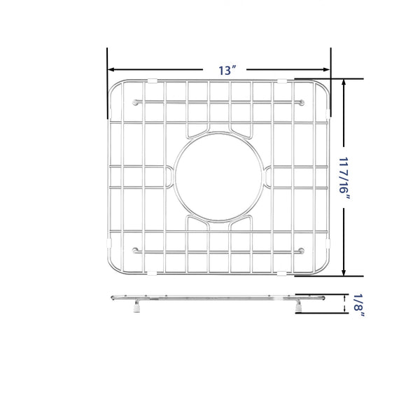 DeerValley DV-K028G04 12.99" x 11.42" Kitchen Sink Grid -Set of 2 (Compatible with DV-1K028)