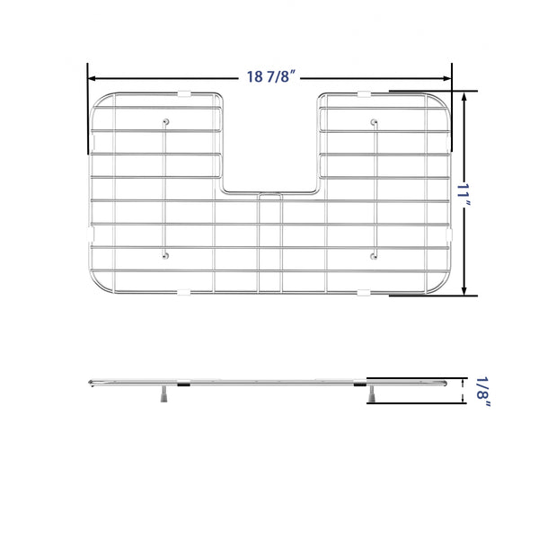 DeerValley DV-K116G05 18.90" x 11.02" Sink Grid (Compatible with DV-1K116)