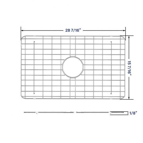 DeerValley DV-K119G06 28.46" x 15.43" Sink Grid (Compatible with DV-1K119)